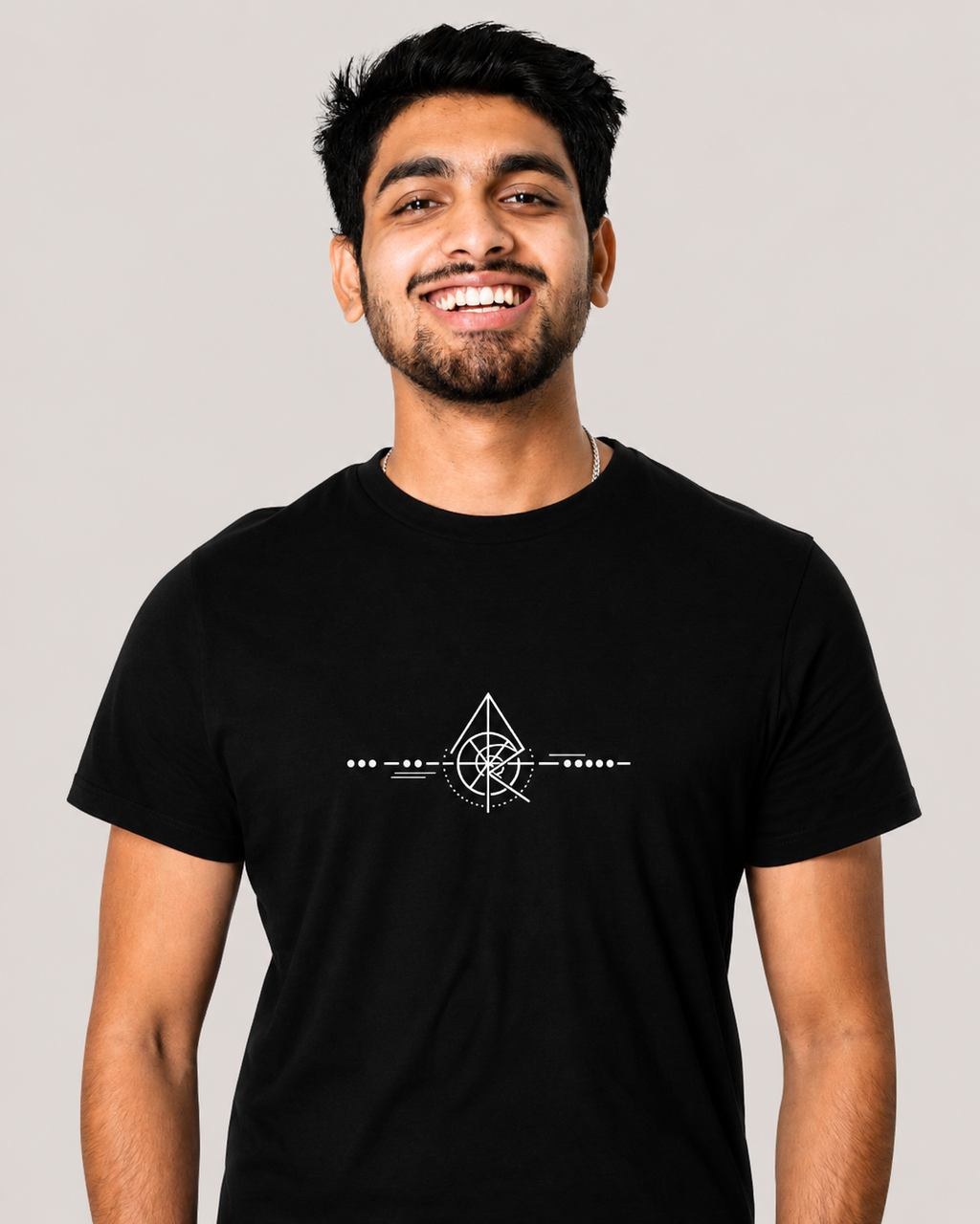 WearAgeX Geometric Compass T-Shirt